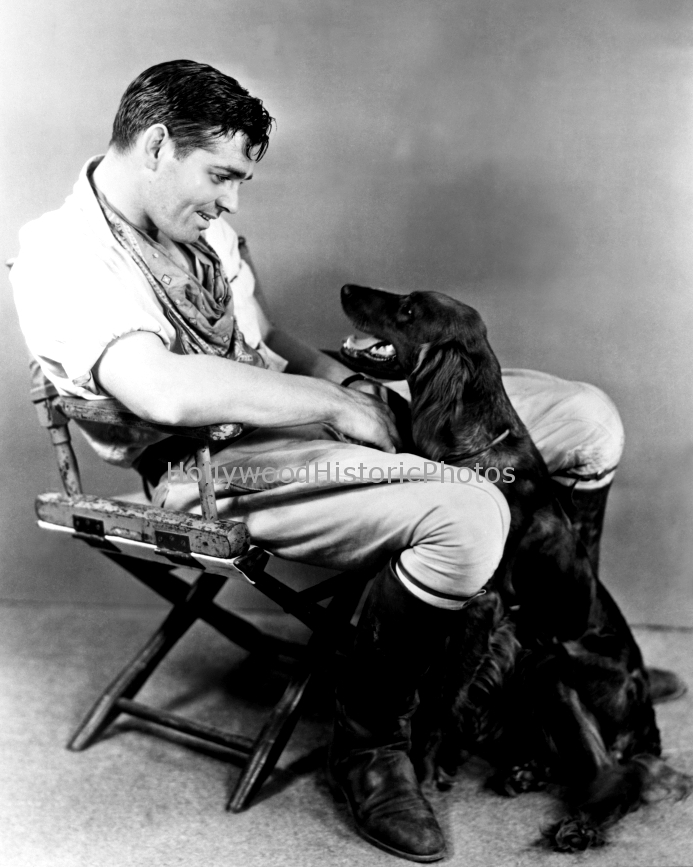 Clark Gable 1932 With his Irish Setter 'Queen'.jpg